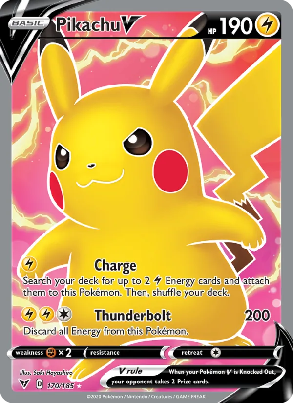 Pikachu V, Vivid Voltage No. 170