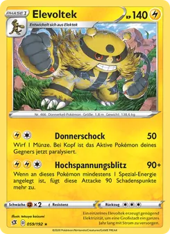 Elevoltek, Clash der Rebellen Nº 59 Normal