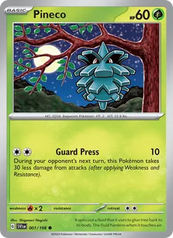 Pineco, Scarlet & Violet No. 001