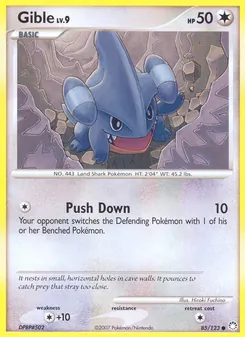 Gible, Mysterious Treasures No. 85 Normal