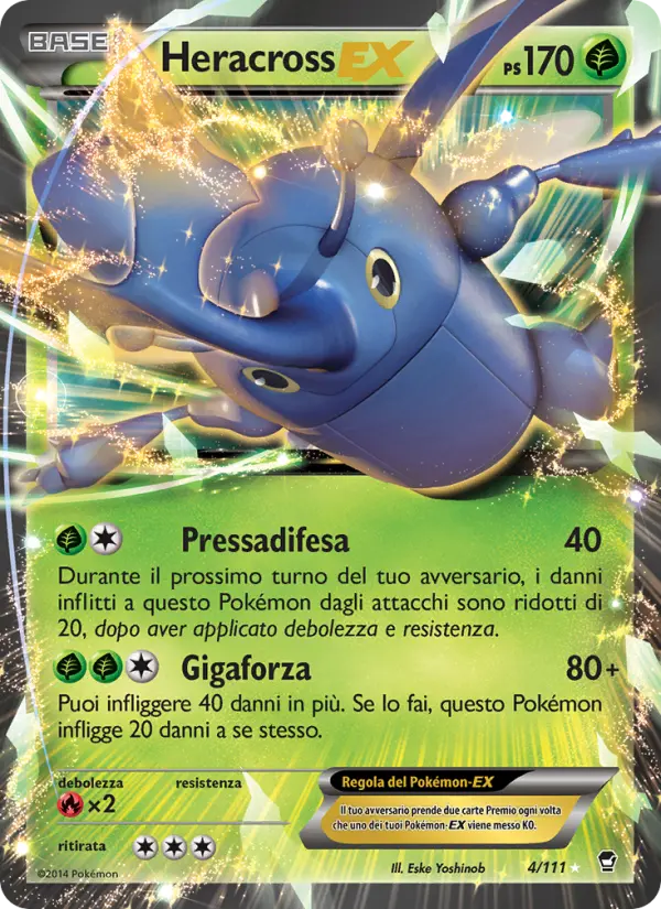 Heracross EX, Colpi Furiosi Nº 4