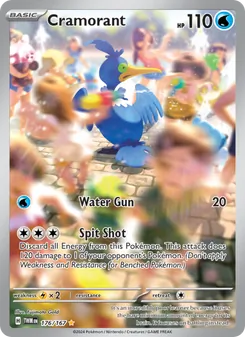 Cramorant, Twilight Masquerade No. 176 Holo
