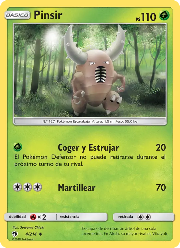 Pinsir, Truenos Perdidos Nº 4