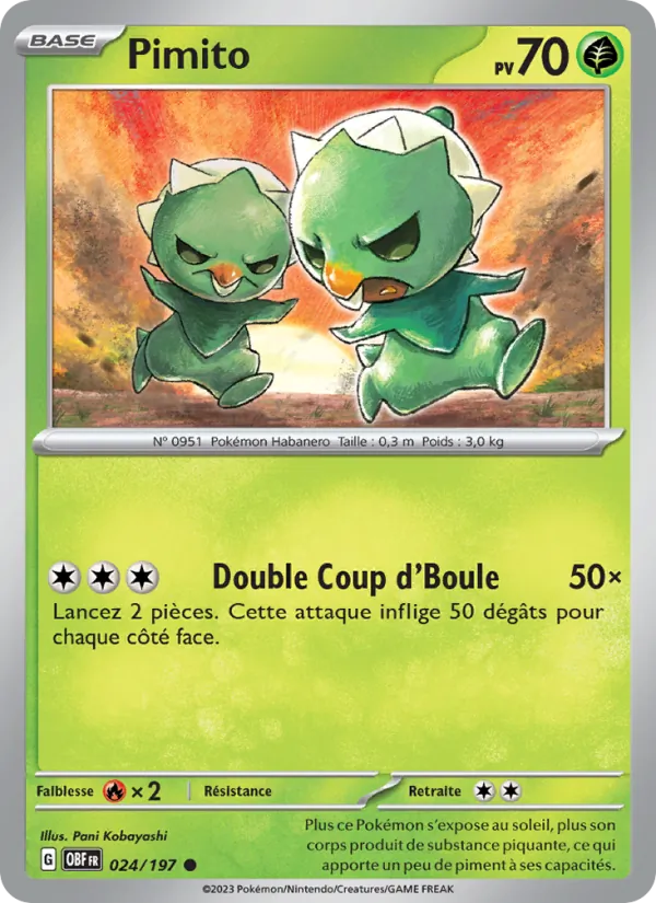 Pimito, Flammes Obsidiennes No. 024