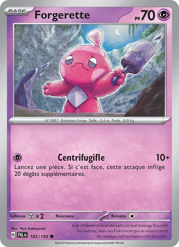 Forgerette, Évolutions à Paldea No. 102