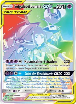 Solgaleo & Lunala GX, Welten im Wandel No. 254 Normal