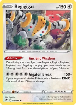 Regigigas, Astral Radiance No. 130 Holo