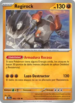 Regirock, Juntos de Aventuras No. 082 Holo