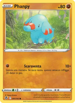 Phanpy, Tempesta Argentata Nº 091 Normal