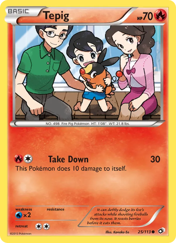 Tepig, Legendary Treasures No. 25