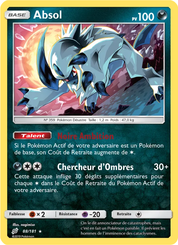 Absol, Duo de Choc Nº 88