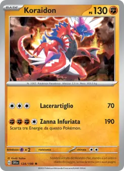 Koraidon, Scarlatto e Violetto Nº 124 Holo