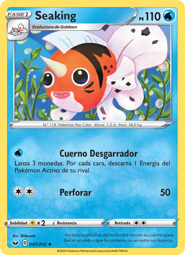Seaking, Espada y Escudo Nº 47