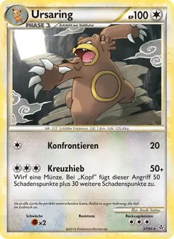 Ursaring, Entfesselt Nº 27 Normal