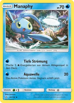 Manaphy, Ultra-Prisma Nº 42 Normal