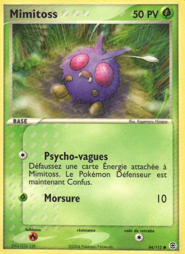 Mimitoss, EX Rouge Feu & Vert Feuille Nº 84
