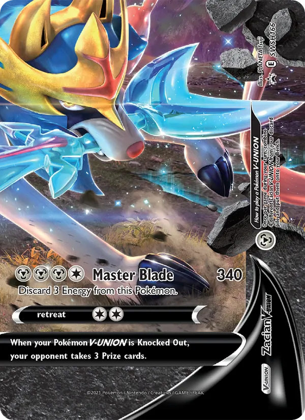 Zacian V-UNION, SWSH Black Star Promos Nº SWSH166