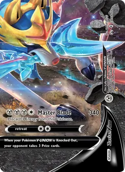Zacian V-UNION, SWSH Black Star Promos No. SWSH166 Normal