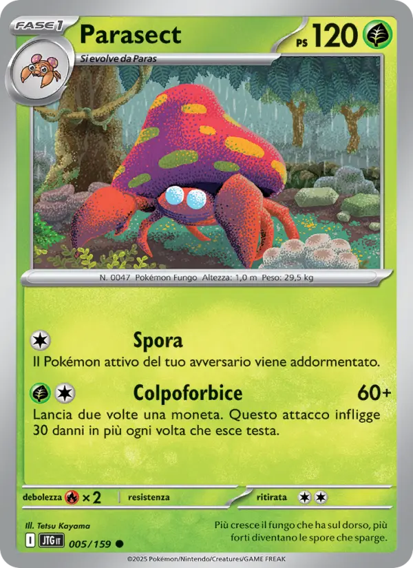 Parasect, Avventure Insieme No. 005