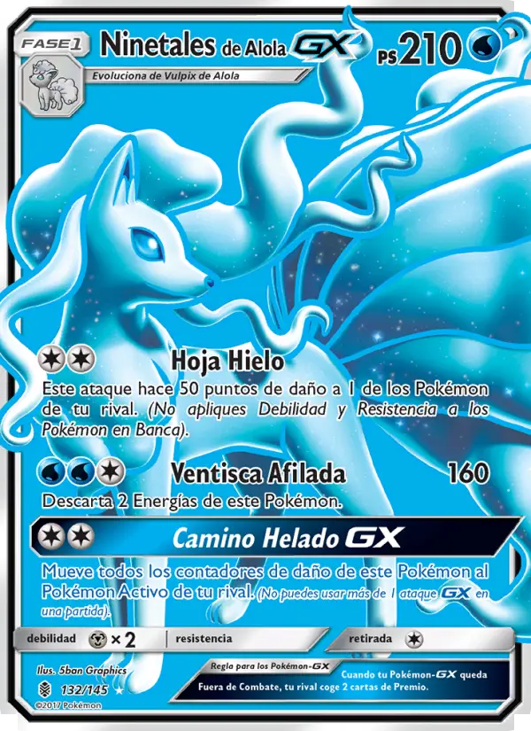 Ninetales de Alola GX, Albor de Guadianes No. 132