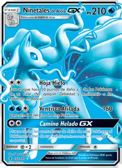 Ninetales de Alola GX, Albor de Guadianes No. 132 Normal