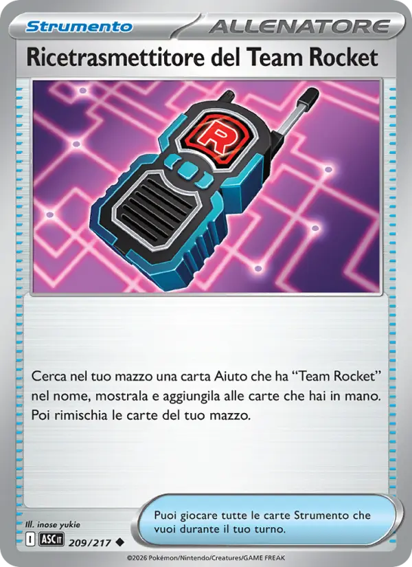 Ricetrasmettitore del Team Rocket, Ascesa Eroica Nº 209