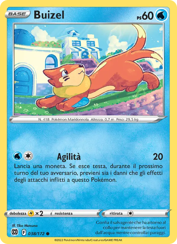 Buizel, Astri Lucenti No. 038