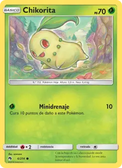 Chikorita, Truenos Perdidos No. 6 Normal