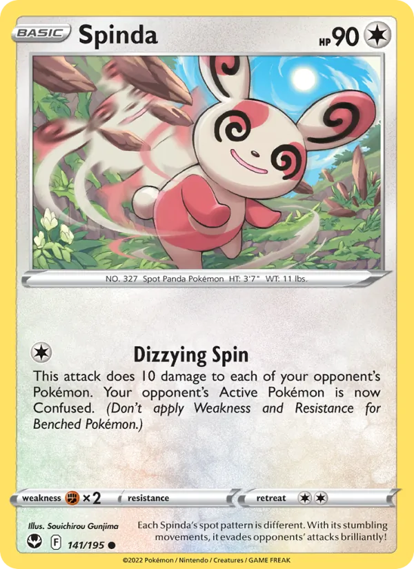 Spinda, Silver Tempest No. 141