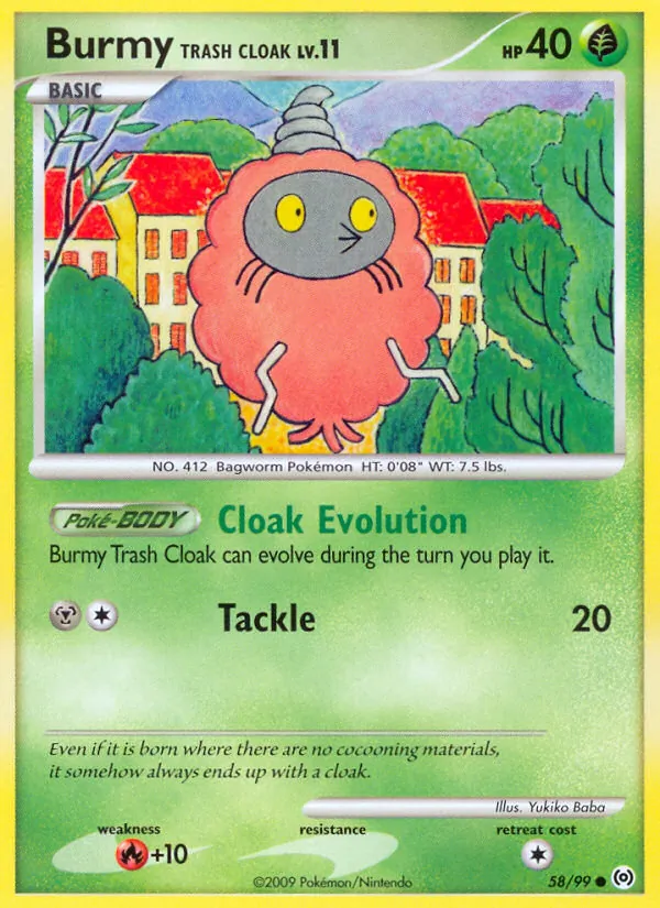 Burmy Trash Cloak, Arceus No. 58