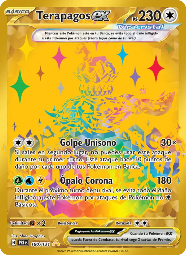 Terapagos ex, Evoluciones Prismáticas No. 180