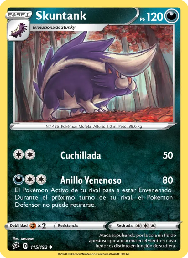 Skuntank, Choque Rebelde No. 115