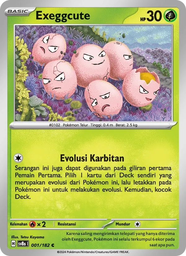 Exeggcute, Kilat Rasi No. 001