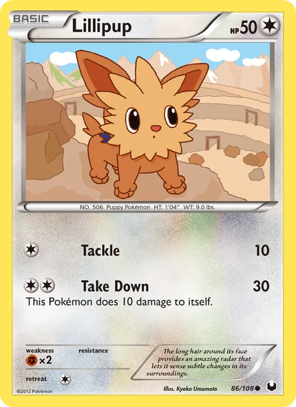 Lillipup, Dark Explorers No. 86