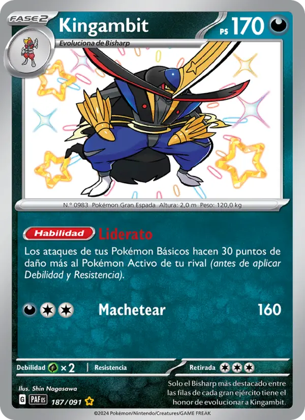 Kingambit, Destinos de Paldea No. 187