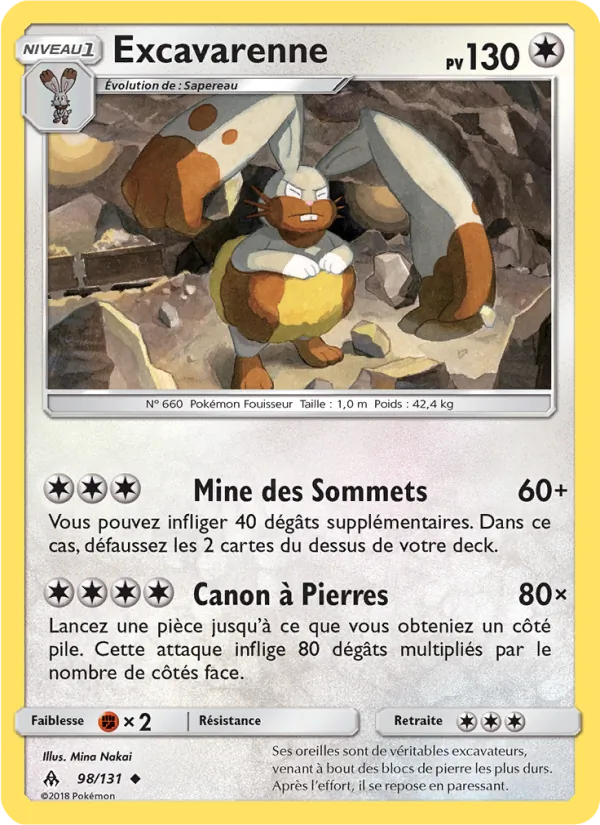 Excavarenne, Lumière Interdite No. 98