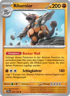 Rihornior, Stellarkrone Nº 076 Holo