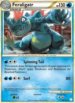 Feraligatr, HeartGold SoulSilver Nº 20 Normal
