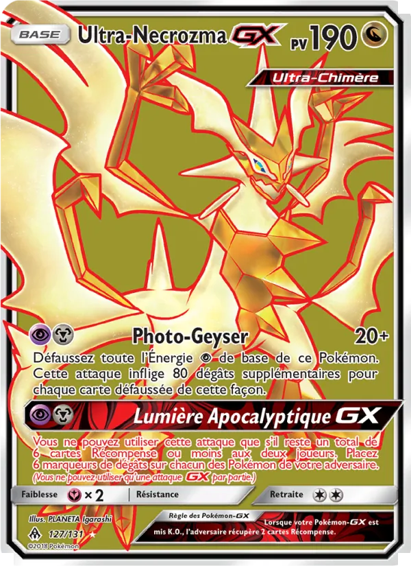 Ultra-Necrozma GX, Lumière Interdite Nº 127