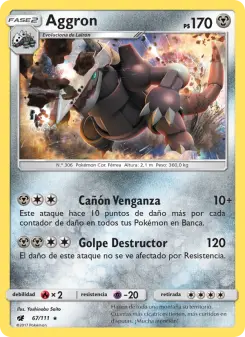 Aggron, Invasión Carmesí No. 67 Normal
