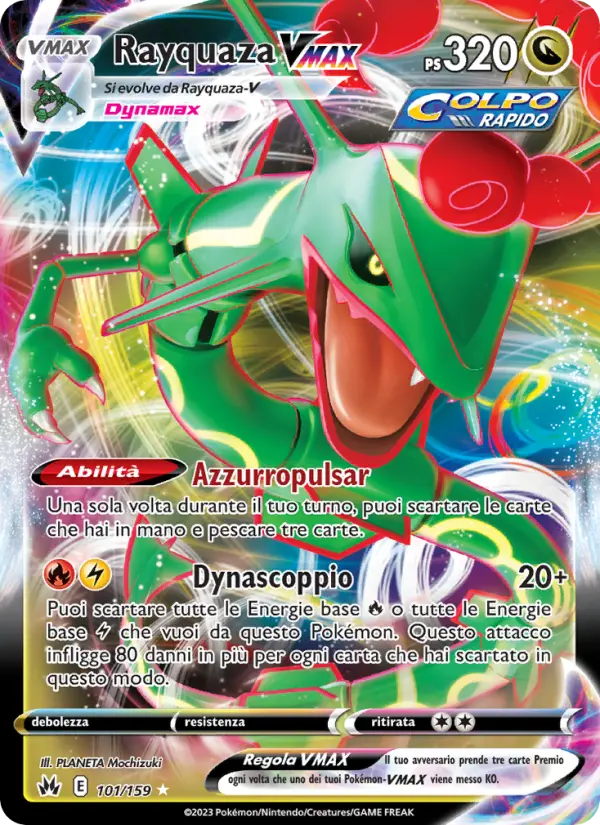 Rayquaza VMAX, Zenit Regale Nº 101
