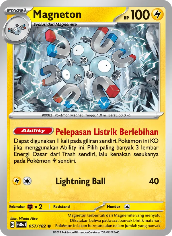 Magneton, Kilat Rasi No. 057