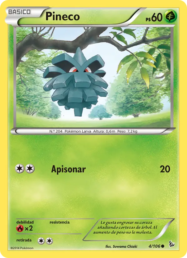 Pineco, Destellos de Fuego Nº 4