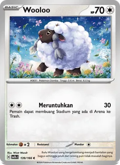 Wooloo, Bimbingan Rasi No. 139 Normal