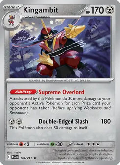 Kingambit, Ascended Heroes Nº 148 Holo