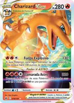 Charizard V-ASTRO, Cenit Supremo No. 019 Holo