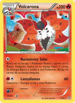 Volcarona, Antiguos Orígenes No. 17 Normal