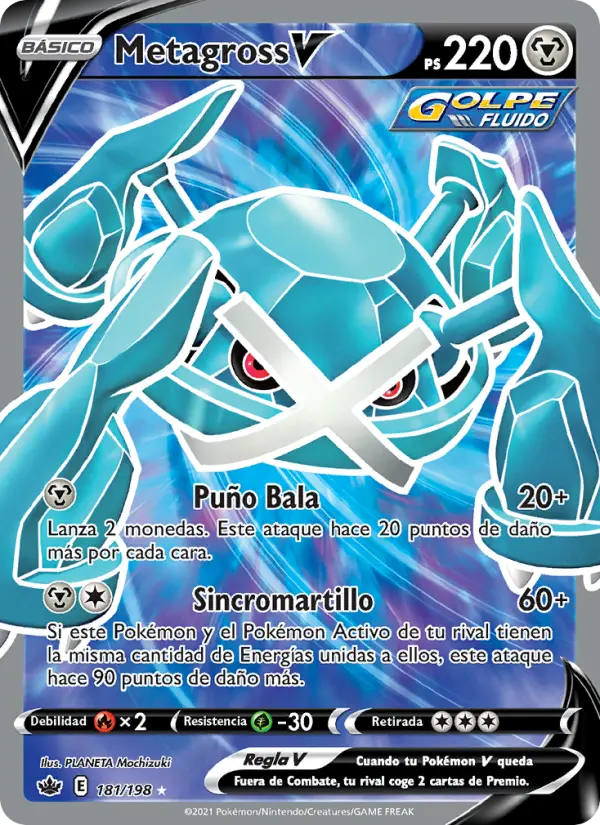 Metagross V, Reinado Escalofriante Nº 181