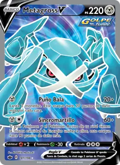 Metagross V, Reinado Escalofriante No. 181 Holo