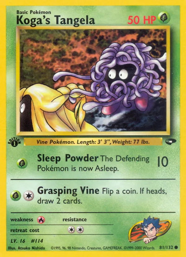 Koga's Tangela, Gym Challenge No. 81